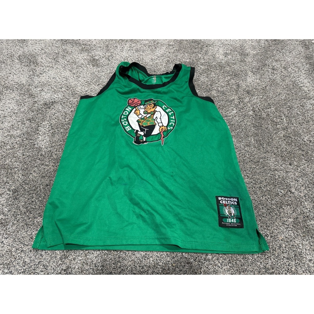 Boston Celtics Jayson Tatum 0 NBA Basketball Jersey Green Mens Large